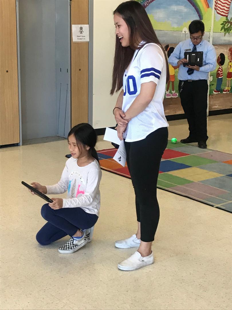 During the inaugural STEM night, students take the time to show off what they have learned using the latest in technological innovation!