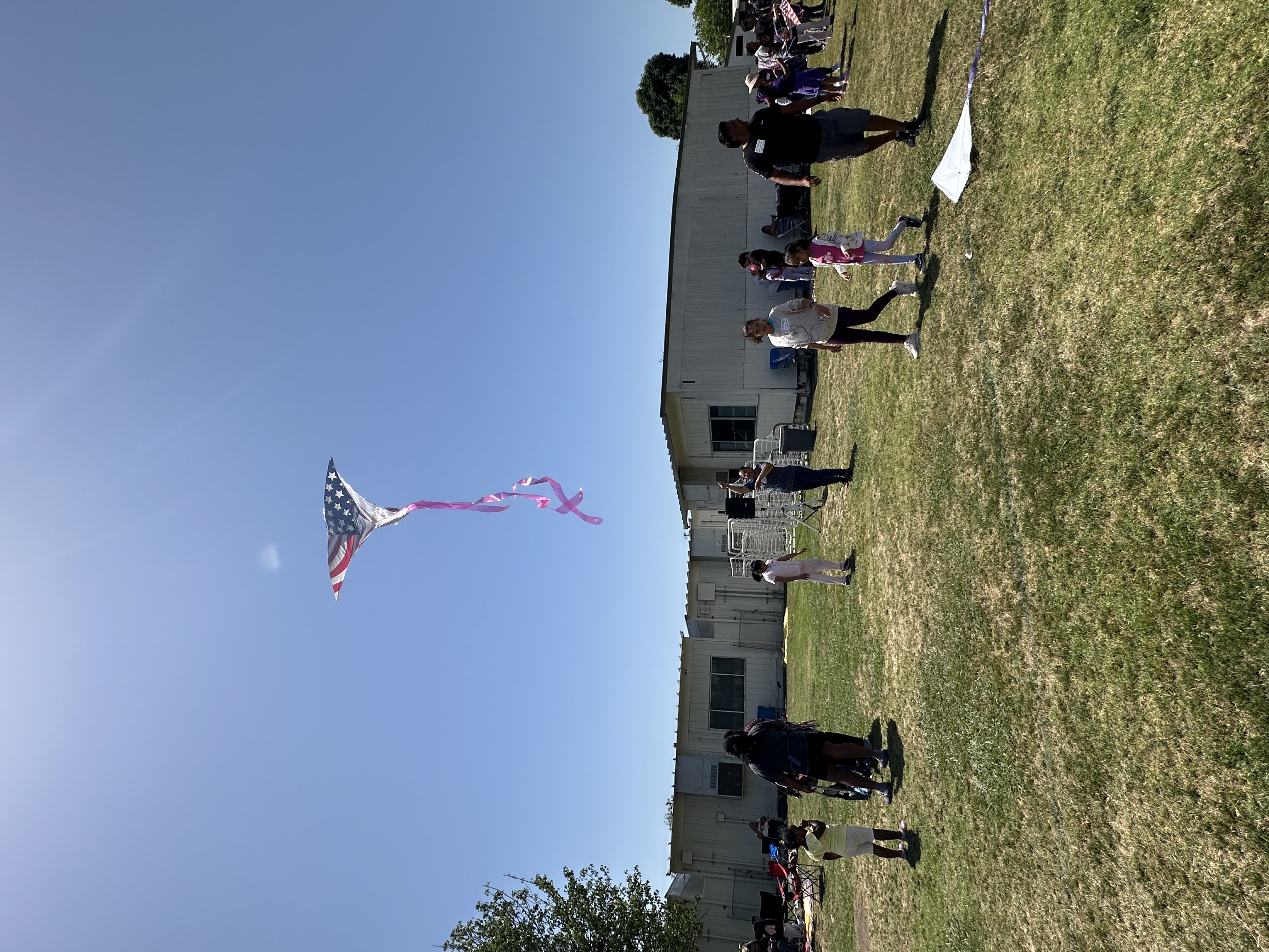 It's a beautiful day to get outside and enjoy Violette's annual kite day!